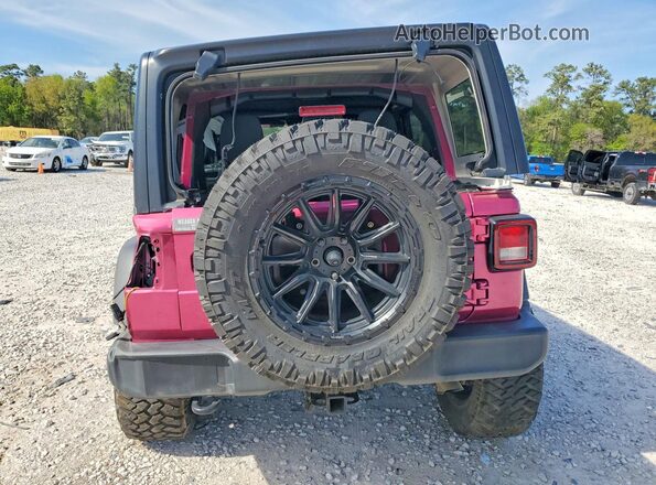 1C4PJXDG4RW353184 2024 JEEP WRANGLER Pink Rear view