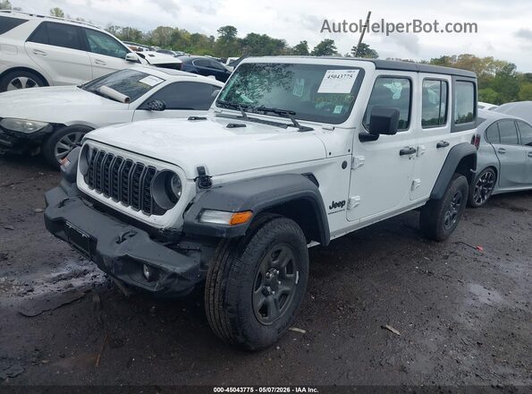 1C4PJXDN2TW190394 2026 JEEP WRANGLER White Vista tres cuartos delantera izquierda