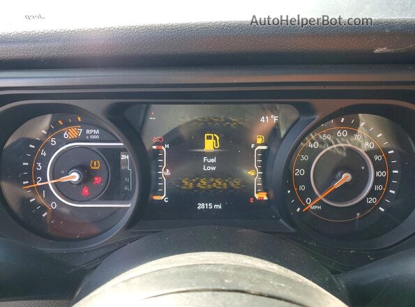 1C4PJXDN3SW637250 2025 JEEP WRANGLER Gray ხელსაწყოთა პანელის ხედი