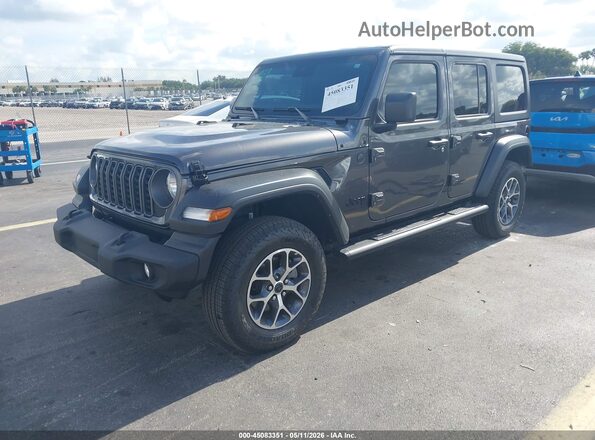 1C4PJXDN4SW542132 2025 JEEP WRANGLER Серый Передняя левая четверть