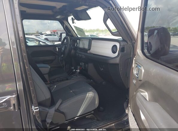 1C4PJXDN4SW542132 2025 JEEP WRANGLER Серый Вид салона спереди