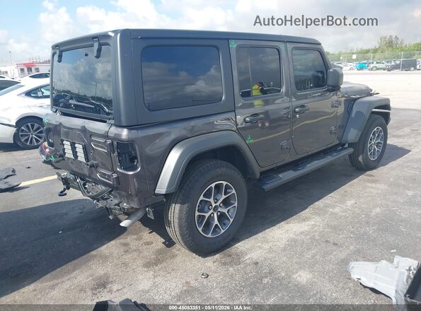 1C4PJXDN4SW542132 2025 JEEP WRANGLER Серый Задняя правая четверть