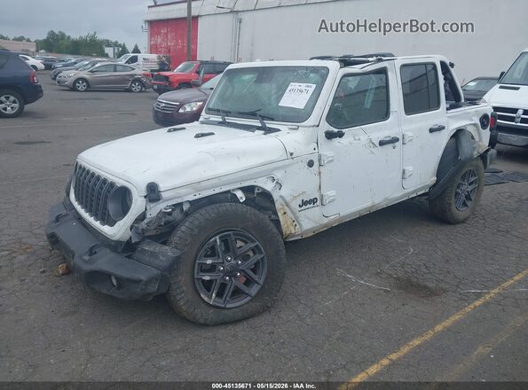 1C4PJXDN4SW564485 2025 JEEP WRANGLER White წინა მარცხენა ხედი სამი მეოთხედიდან