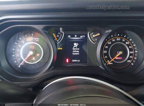 1C4PJXDN4SW663274 2025 JEEP WRANGLER Gray უკანა სავარძლების ხედი