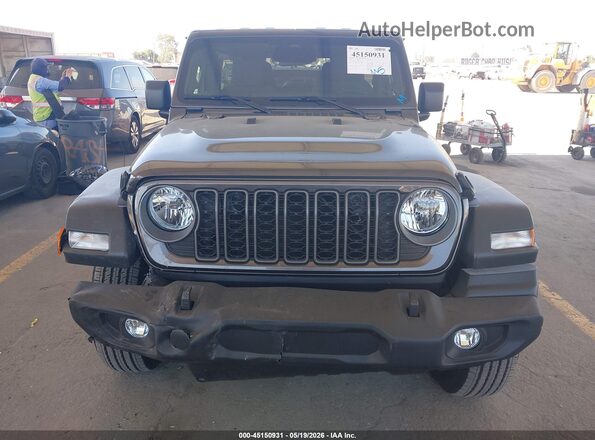 1C4PJXDN4SW663274 2025 JEEP WRANGLER Gray ხელსაწყოთა პანელის ხედი