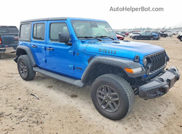 1C4PJXDNXTW156672 2026 JEEP WRANGLER Blue Przód prawy