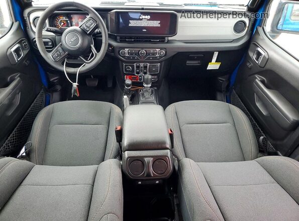 1C4PJXDNXTW156672 2026 JEEP WRANGLER Blue Widok deski rozdzielczej