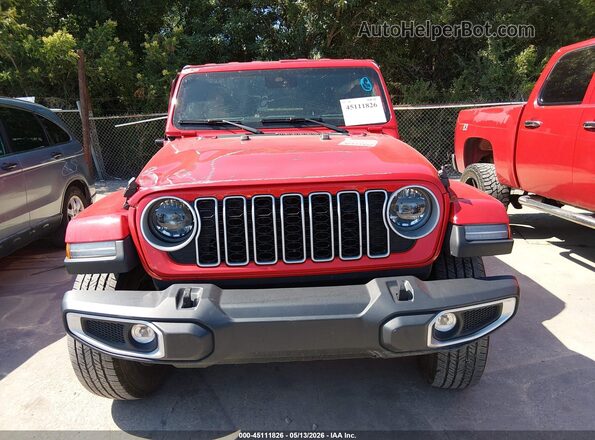1C4PJXEN0SW525231 2025 JEEP WRANGLER Красный Вид щитка приборов
