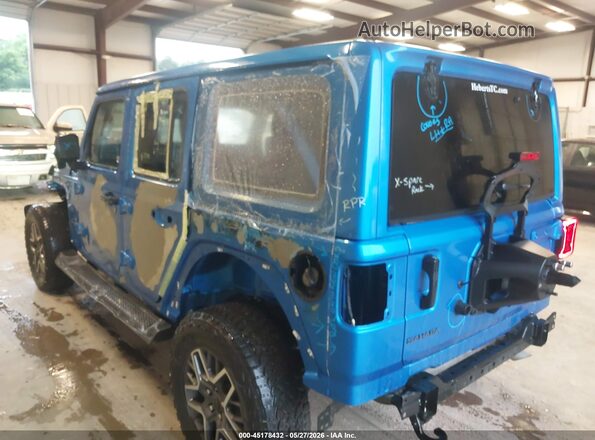 1C4PJXEN9SW649790 2025 JEEP WRANGLER Blue Вид щитка приладів