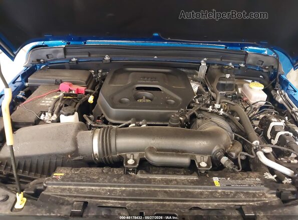 1C4PJXEN9SW649790 2025 JEEP WRANGLER Blue Вид ззаду