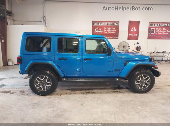 1C4PJXEN9SW649790 2025 JEEP WRANGLER Blue Панорамний вид салону 360°