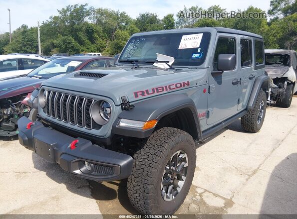 1C4PJXFNXTW236261 2026 JEEP WRANGLER Серый Передняя левая четверть