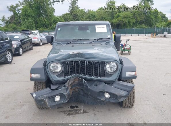 1C4PJXKN1SW595955 2025 JEEP WRANGLER Gray Սարքավորումների վահանակի տեսք