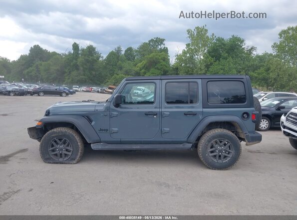1C4PJXKN1SW595955 2025 JEEP WRANGLER Gray Սալոնի 360 աստիճան տեսք