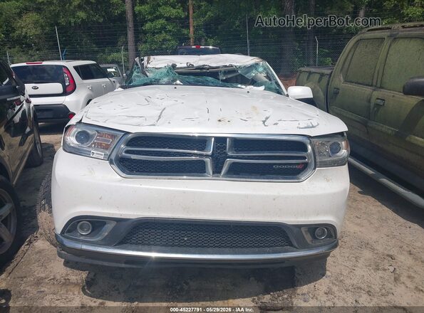 1C4RDHAG6JC100786 2018 DODGE DURANGO White Vista del cuadro de instrumentos