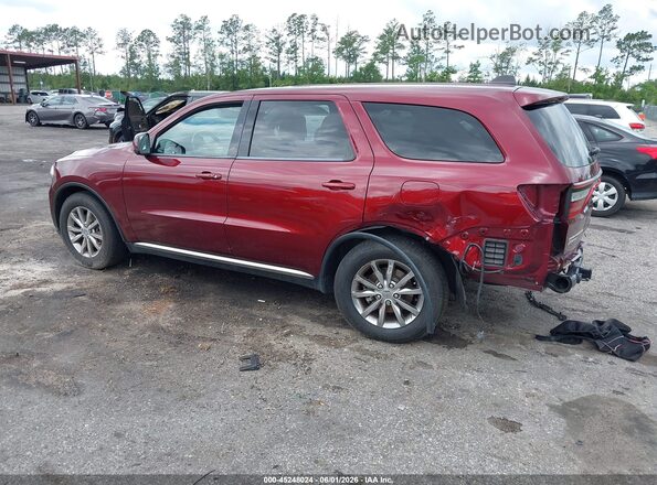 1C4RDHAGXJC473572 2018 DODGE DURANGO Burgundy Trasero izquierdo