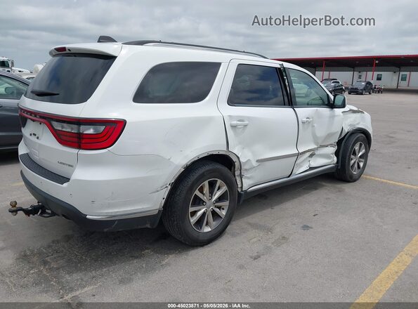 1C4RDHDG0GC336516 2016 DODGE DURANGO White Trasero derecho