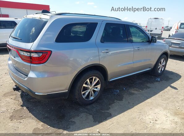 1C4RDHDG1GC459449 2016 DODGE DURANGO Silver Tył prawy