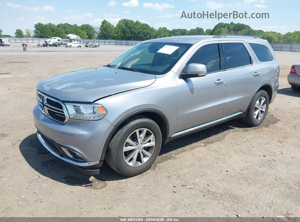1C4RDHDG1GC459449 2016 DODGE DURANGO Silver Przód lewy