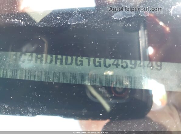 1C4RDHDG1GC459449 2016 DODGE DURANGO Silver Widok komory silnika