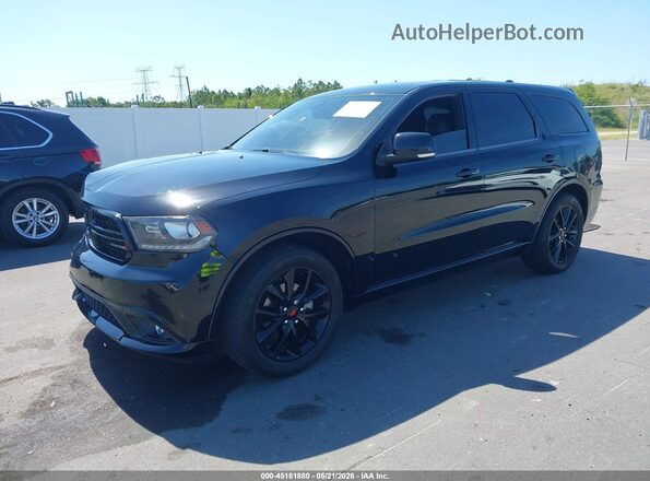 1C4RDHDG1HC752835 2017 DODGE DURANGO Black წინა მარცხენა ხედი სამი მეოთხედიდან