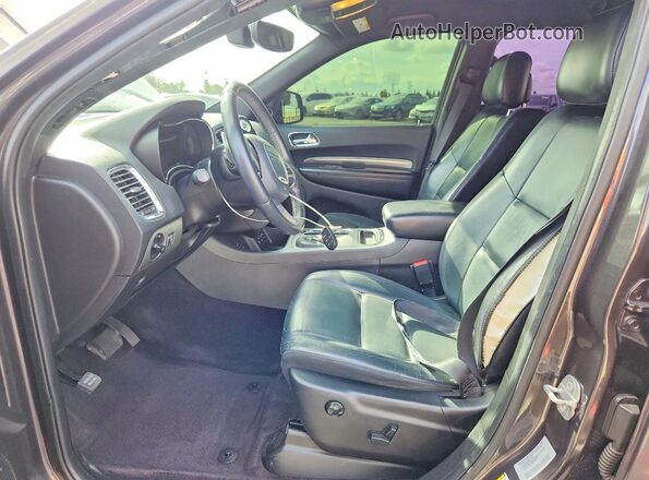 1C4RDHDGXHC790936 2017 DODGE DURANGO Серый Вид салона спереди