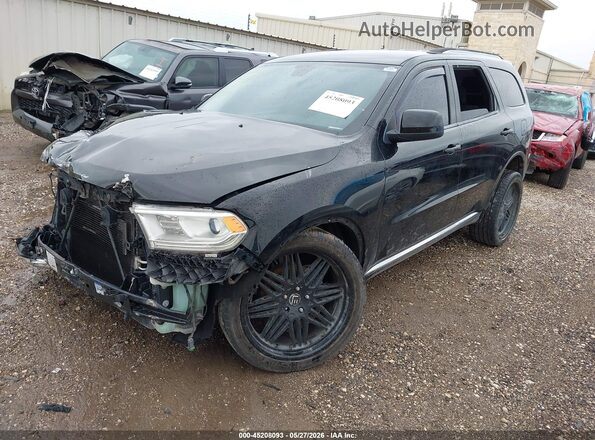 1C4RDJAG3HC737166 2017 DODGE DURANGO Black Առջևի ձախ երեք քառորդ տեսարան
