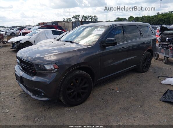 1C4RDJAG3JC176845 2018 DODGE DURANGO Black Առջևի ձախ երեք քառորդ տեսարան
