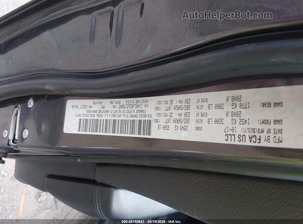 1C4RDJAG3JC176845 2018 DODGE DURANGO Black Շարժիչի բաժամունքի տեսք
