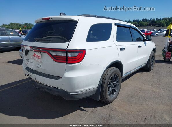 1C4RDJAG5KC701485 2019 DODGE DURANGO White უკანა მარჯვენა