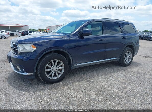 1C4RDJAG6GC433053 2016 DODGE DURANGO Blue Przód lewy