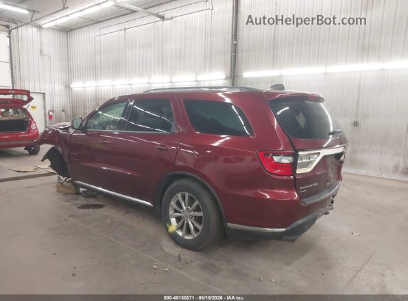 1C4RDJAG7HC824164 2017 DODGE DURANGO Maroon Задня ліва чверть