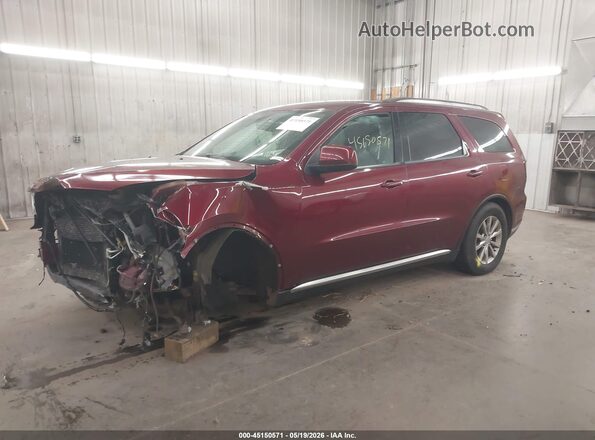 1C4RDJAG7HC824164 2017 DODGE DURANGO Maroon Передня ліва чверть