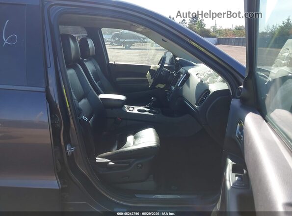 1C4RDJDG0JC346414 2018 DODGE DURANGO Gray წინა სალონის ხედი