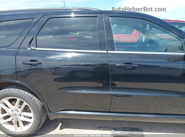 1C4RDJDG0PC597474 2023 DODGE DURANGO Black Widok wnętrza z tyłu