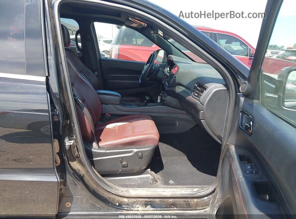 1C4RDJDG0PC597474 2023 DODGE DURANGO Black Widok wnętrza z przodu