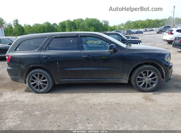1C4RDJDG1HC797085 2017 DODGE DURANGO Black უკანა სალონის ხედი