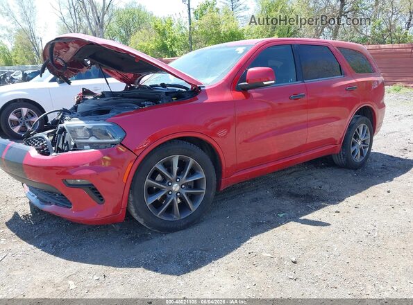 1C4RDJDG1JC401078 2018 DODGE DURANGO Красный Передняя левая четверть