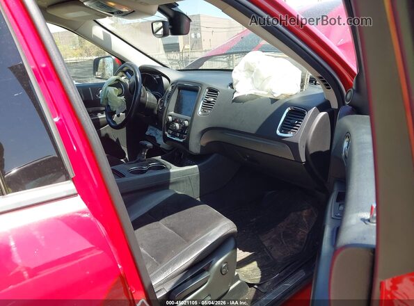 1C4RDJDG1JC401078 2018 DODGE DURANGO Красный Вид салона спереди