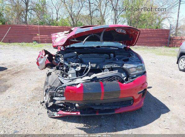 1C4RDJDG1JC401078 2018 DODGE DURANGO Красный Вид панели приборов