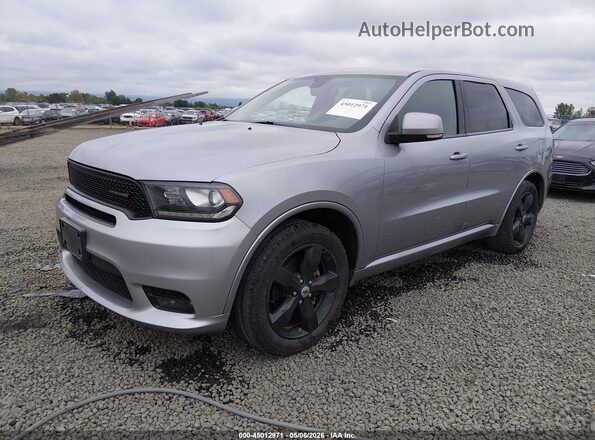 1C4RDJDG2KC684916 2019 DODGE DURANGO Silver Front left