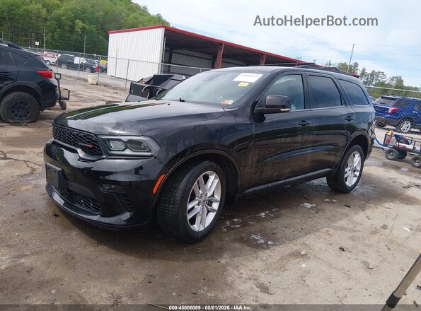 1C4RDJDG2PC572687 2023 DODGE DURANGO Black Առջևի ձախ երեք քառորդ տեսարան