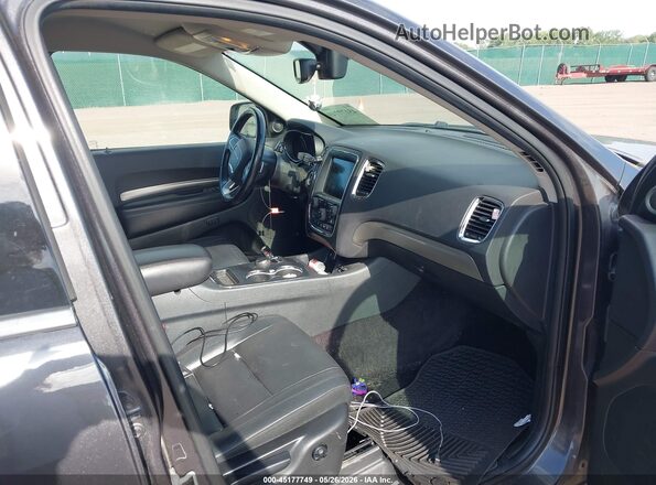 1C4RDJDG3HC896779 2017 DODGE DURANGO Серый Вид салона спереди