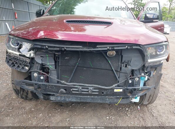 1C4RDJDG3JC474646 2018 DODGE DURANGO Burgundy Vista frontal