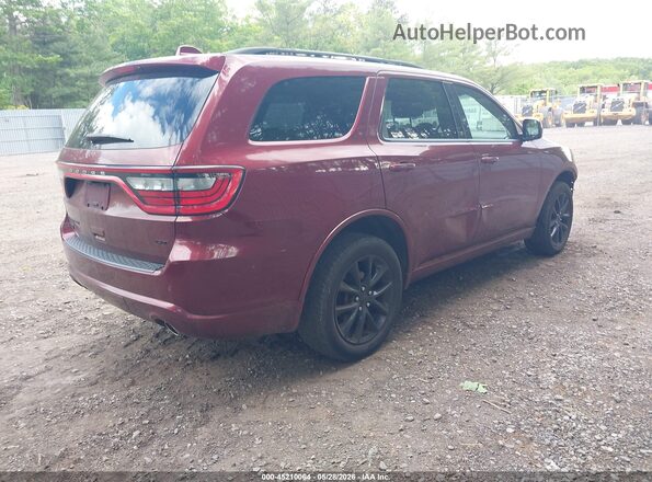 1C4RDJDG3JC474646 2018 DODGE DURANGO Burgundy Trasero derecho