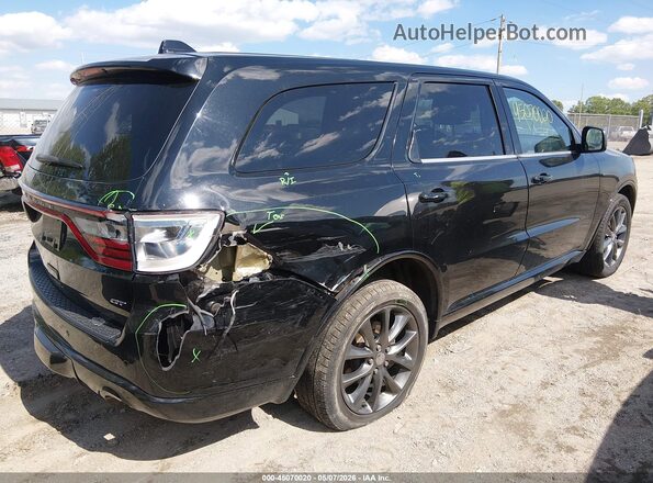1C4RDJDG4HC917798 2017 DODGE DURANGO Black წინა ხედი