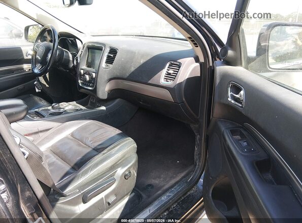 1C4RDJDG4HC917798 2017 DODGE DURANGO Black წინა სალონის ხედი
