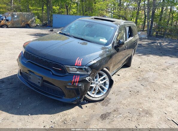 1C4RDJDG5PC597342 2023 DODGE DURANGO Black Front left