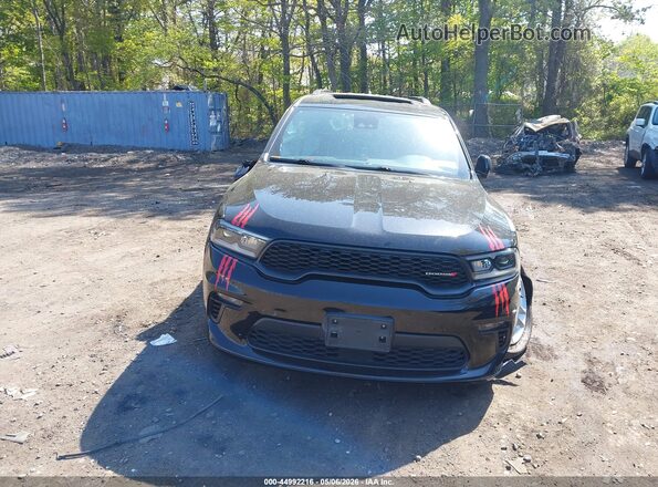 1C4RDJDG5PC597342 2023 DODGE DURANGO Black Instrument cluster view