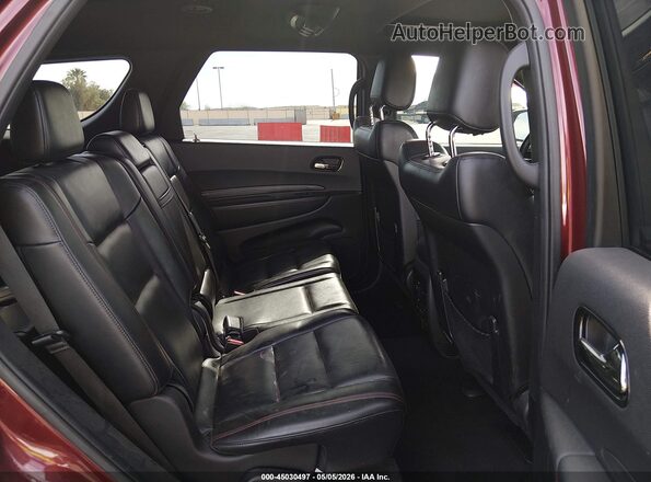 1C4RDJDG7PC573835 2023 DODGE DURANGO Red Vista de la etiqueta del VIN
